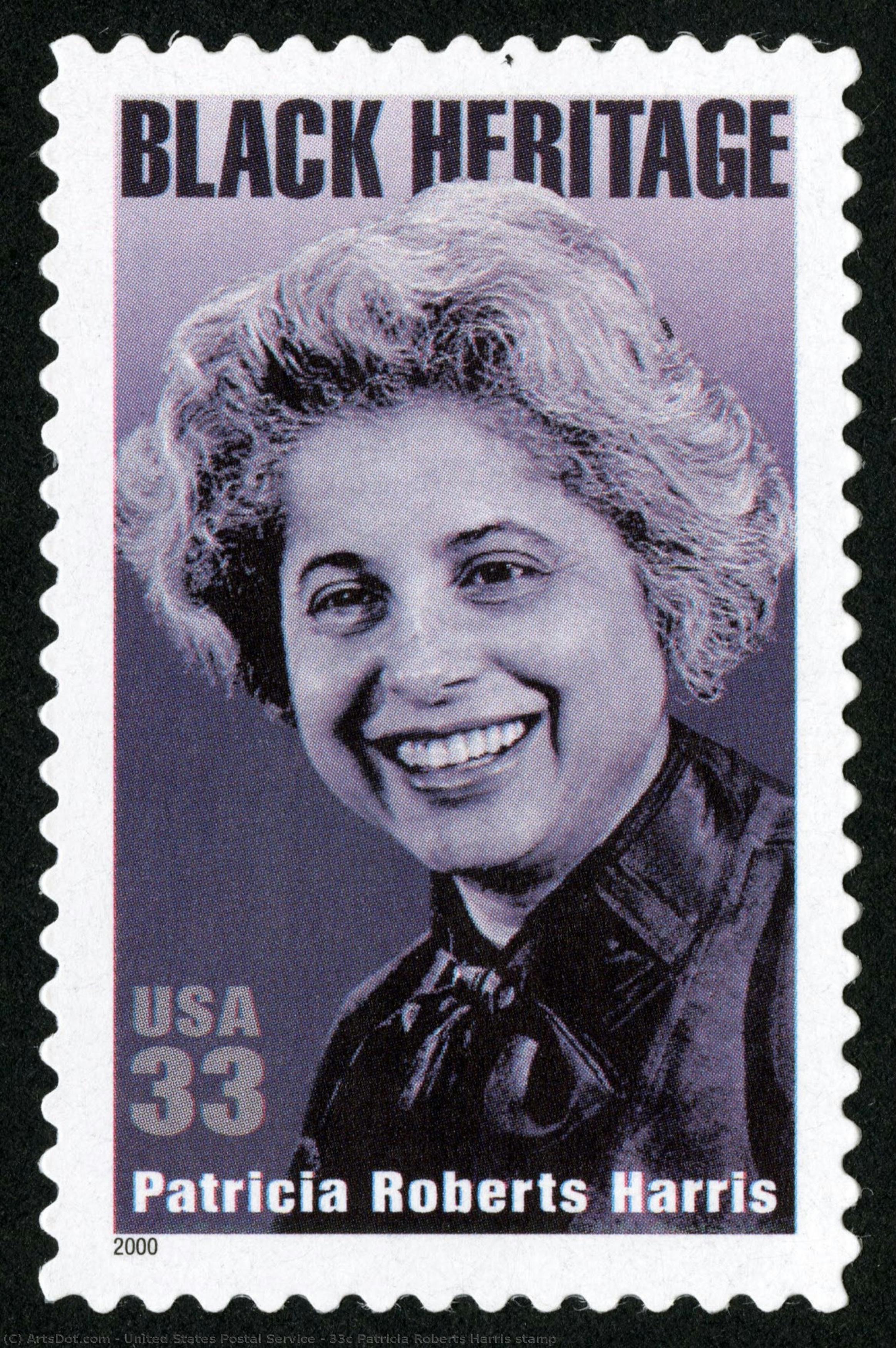 33c Patricia Roberts Harris Stamp — United States Postal Service