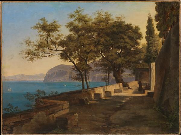 Terrace Of The Capuchin Garden, Sorrento — Heinrich Carl Reinhold