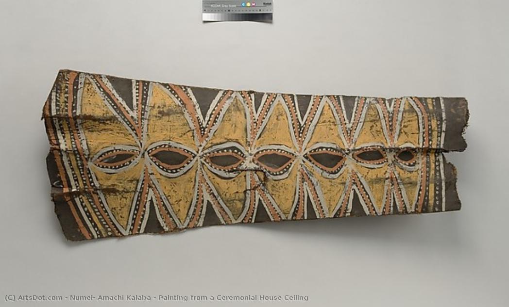 Painting From A Ceremonial House Ceiling — Numei, Amachi Kalaba