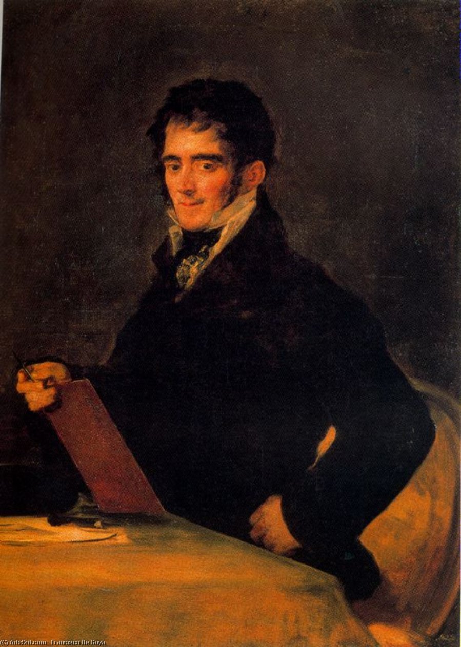 The Writer Don Rafael Esteve Y Vilella — Francisco José De Goya Y Lucientes