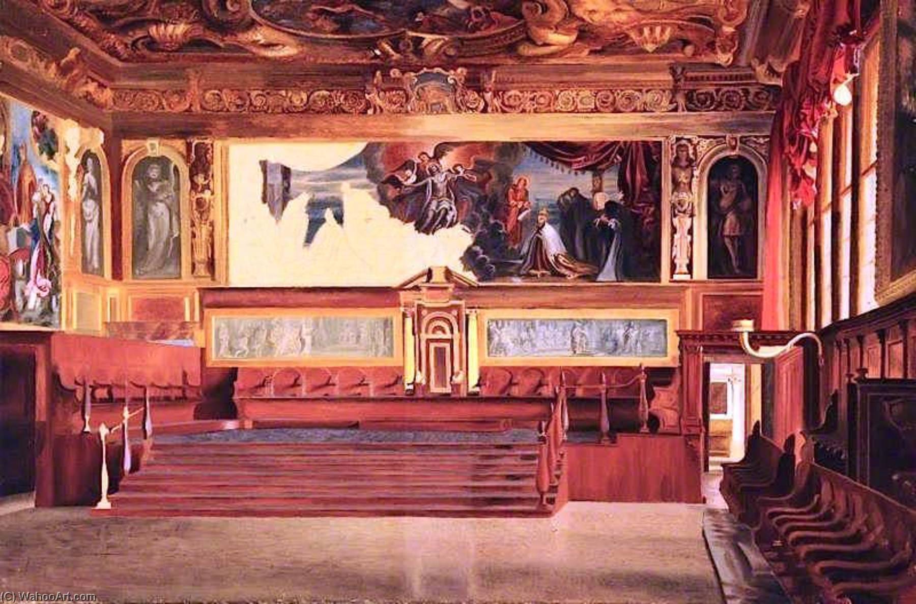 Interior Of The Sala Del Senato, Doge's Palace, Venice — John Wharlton Bunney