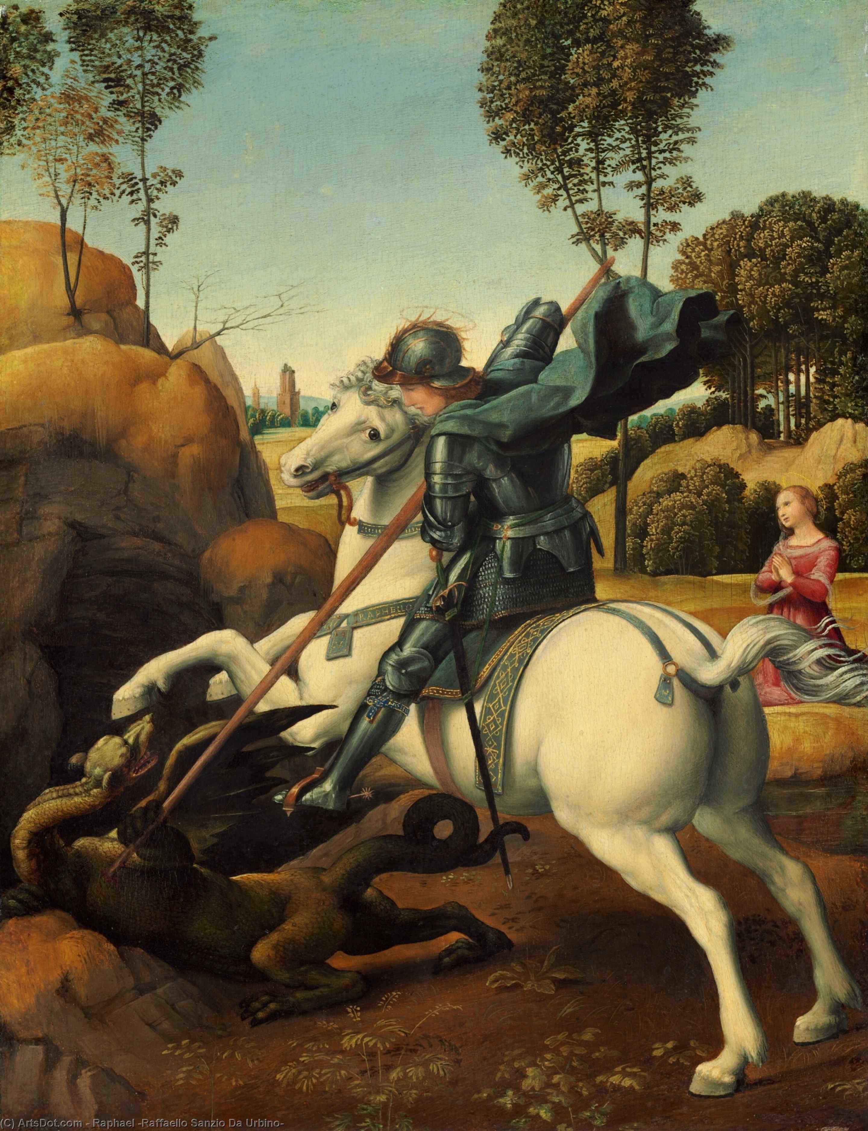 St. George And The Dragon — ラファエロ