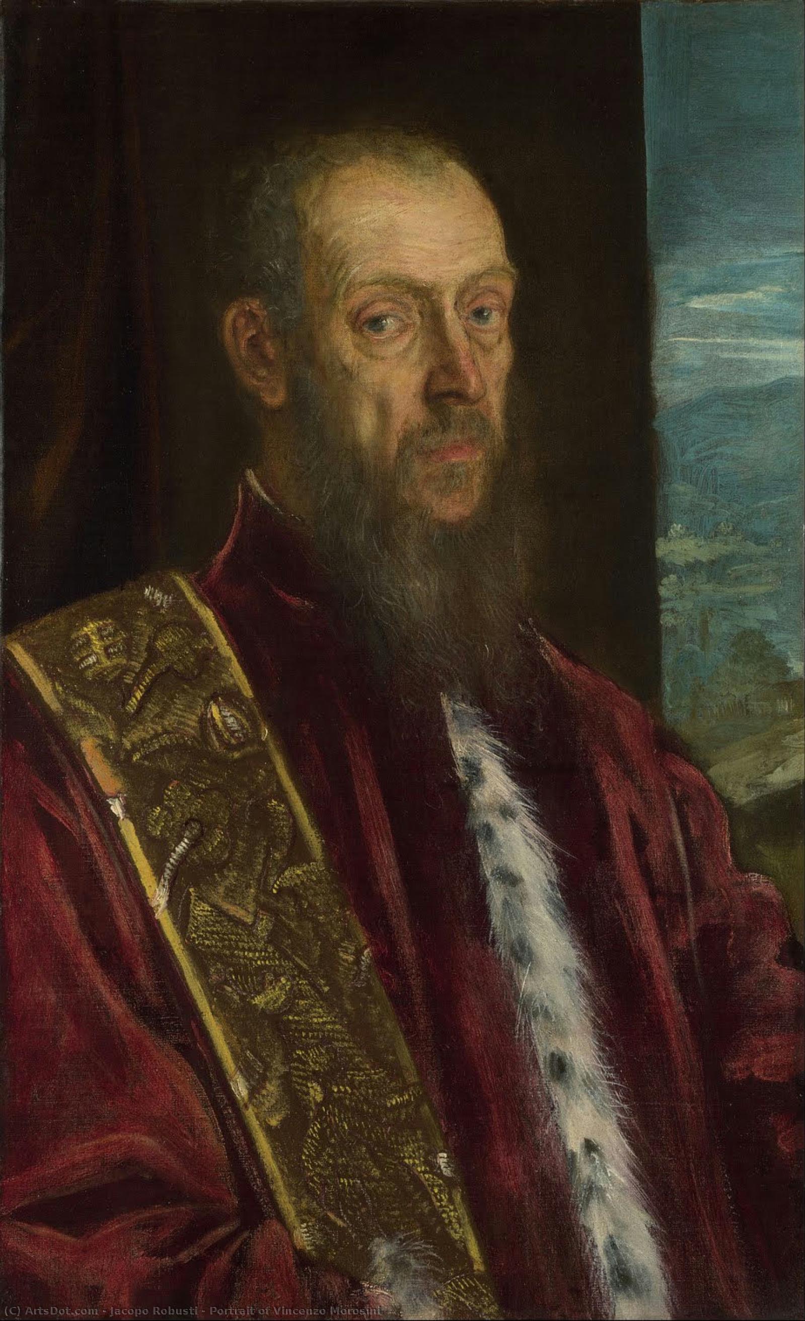 Portrait Of Vincenzo Morosini — Jacopo Robusti