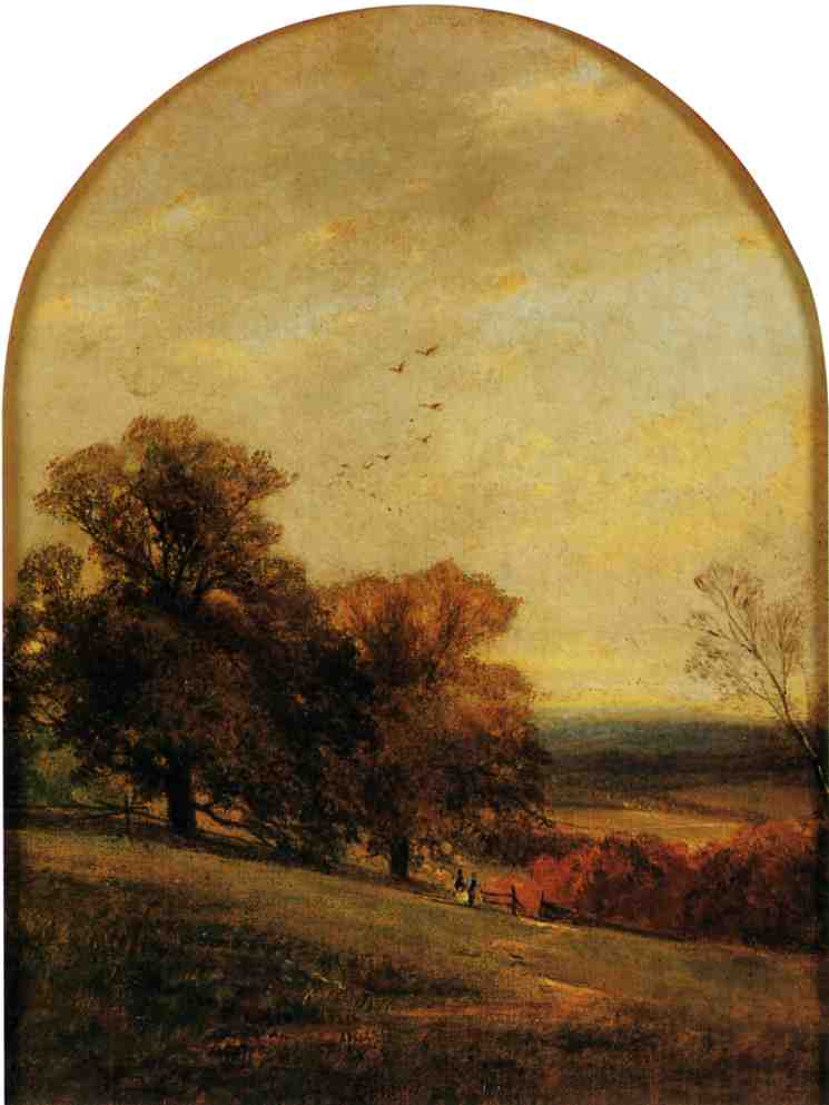 Distant View Of Campbell Lodge And Wyoming Valley — George Henry Smillie
