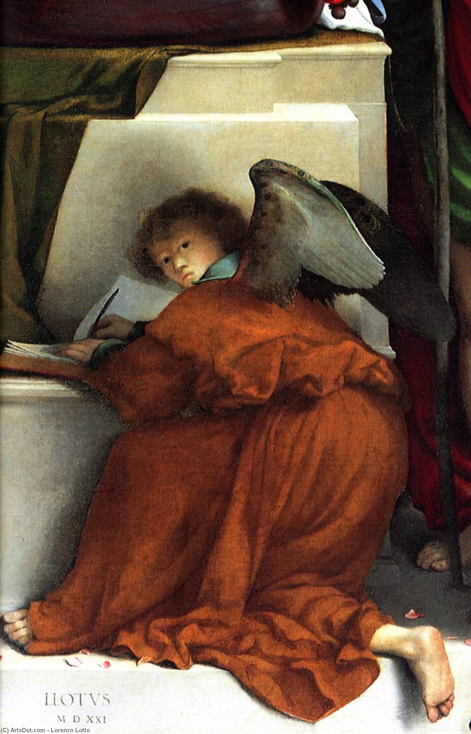 El Retablo De San Bernardino — Lorenzo Lotto
