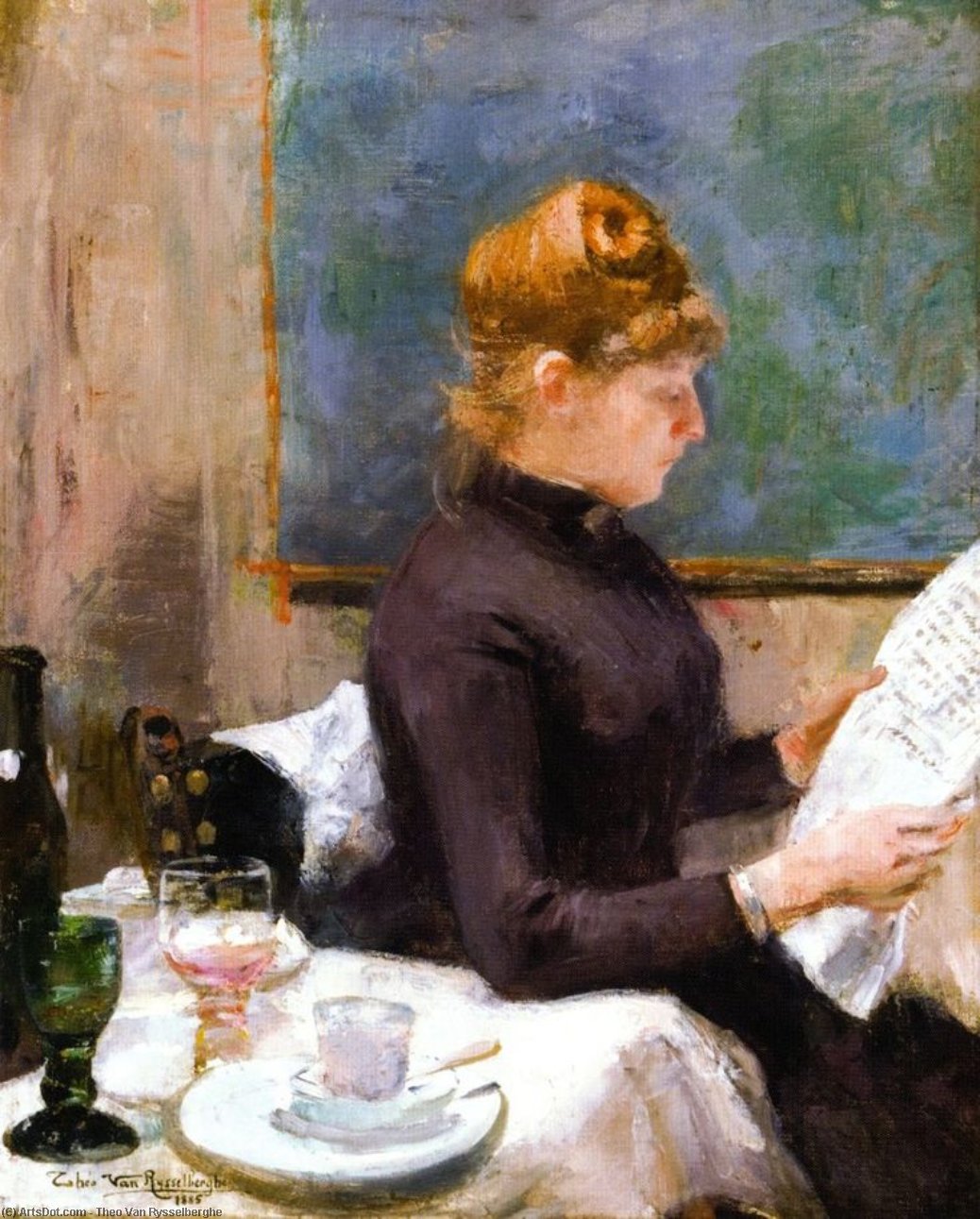 Lady Reading — Тео Ван Риселберг