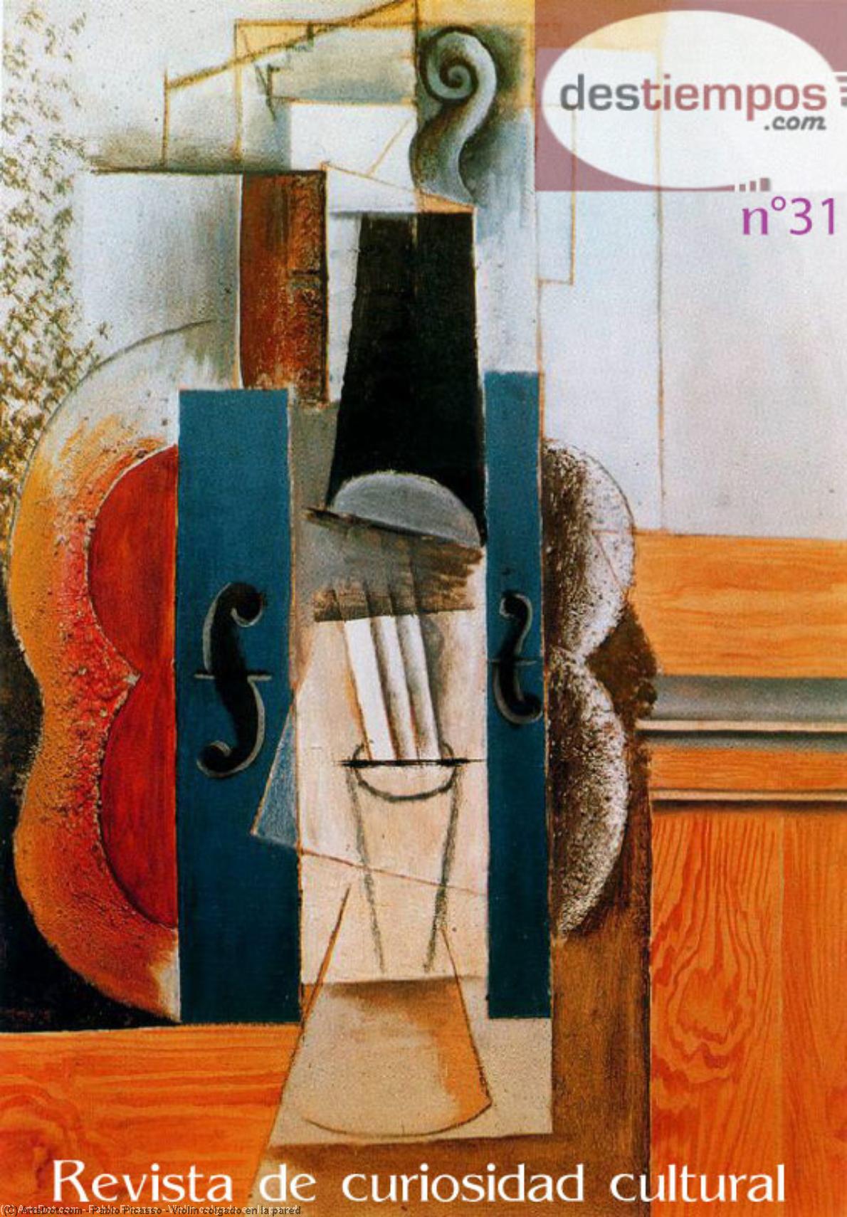 Violín Colgado En La Pared — Pablo Picasso