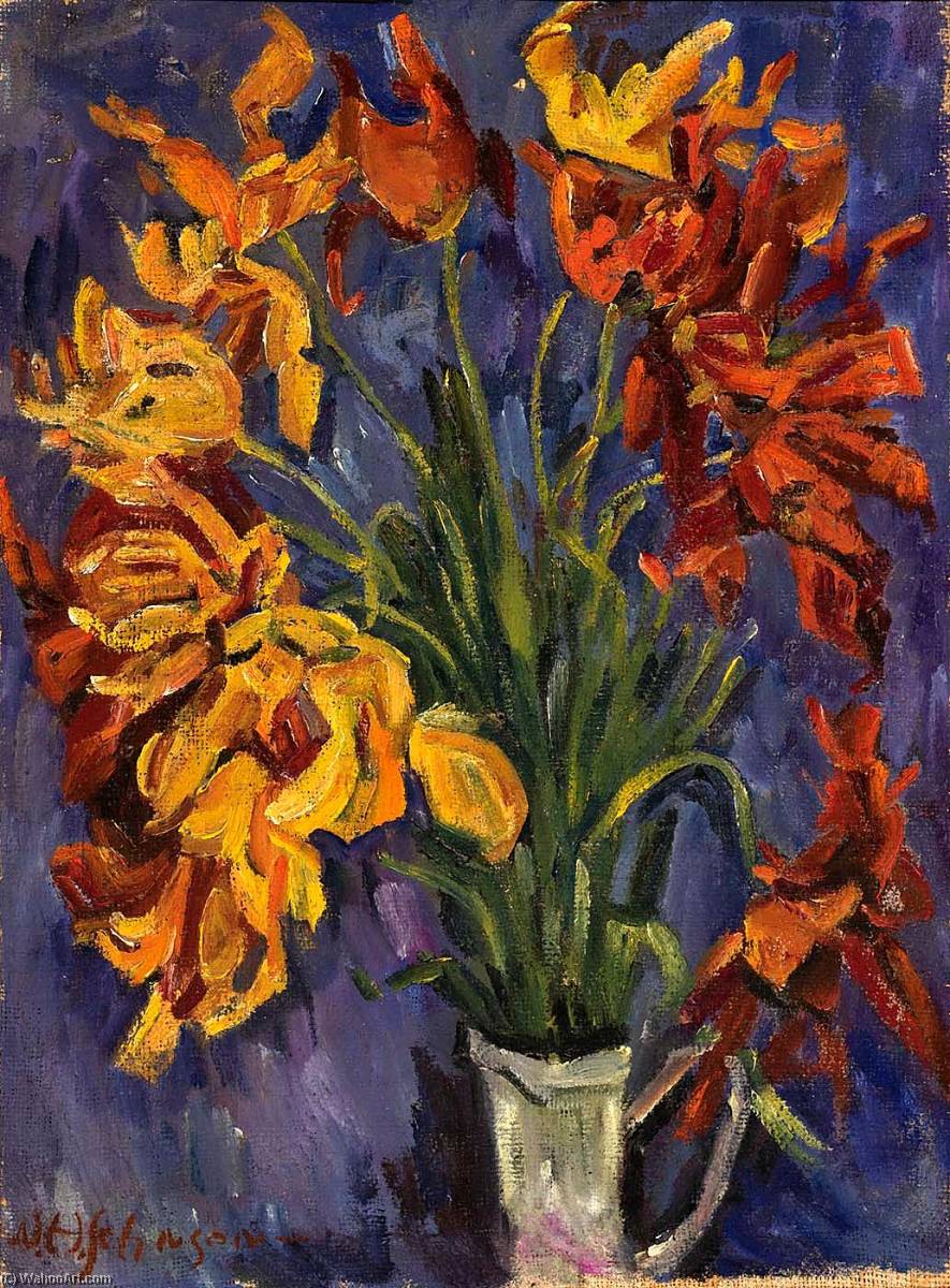 Still Life Yellow Lilies — Уильям Генри Джонсон