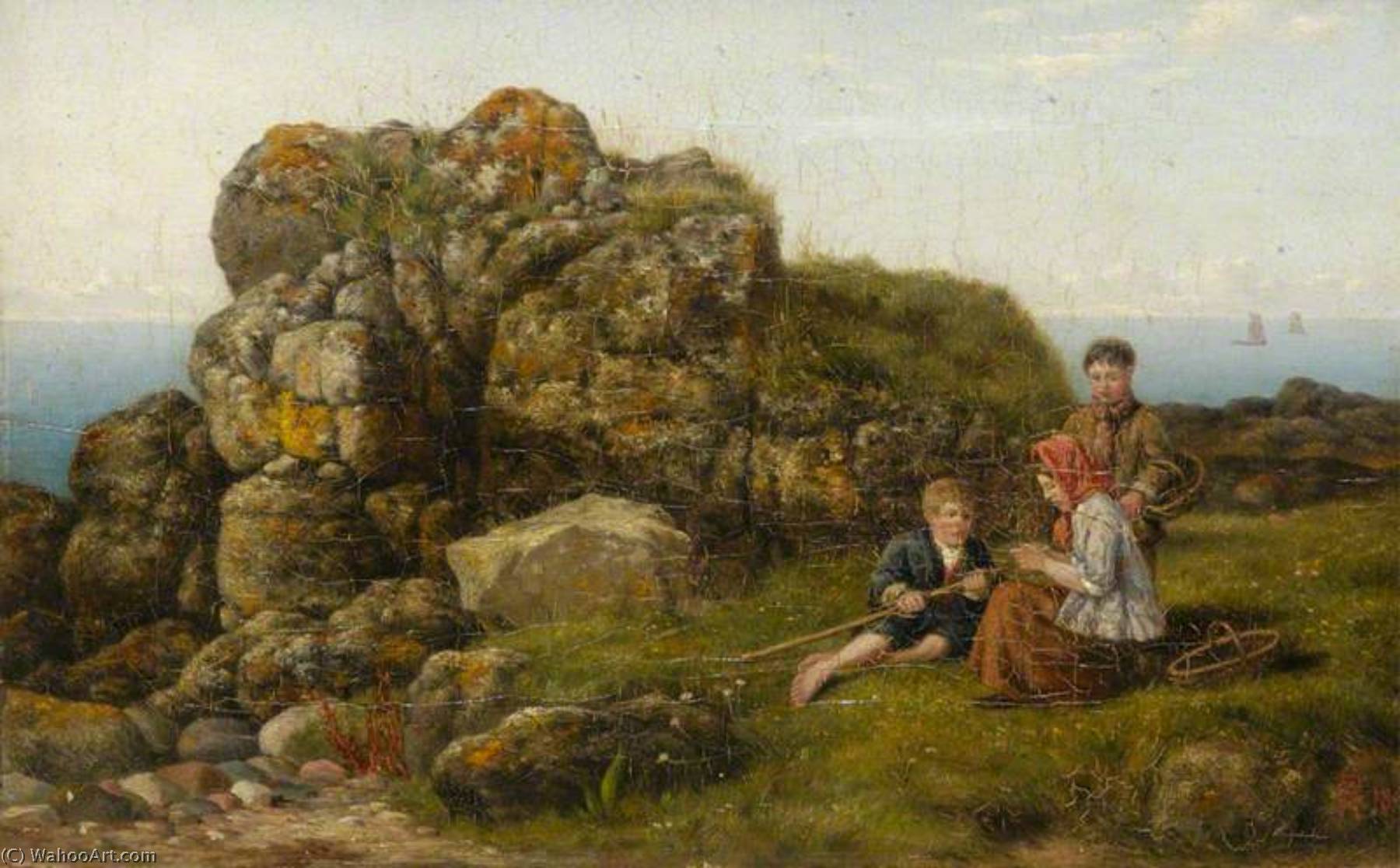 On The Coast Near Bervie, Aberdeenshire — George Reid