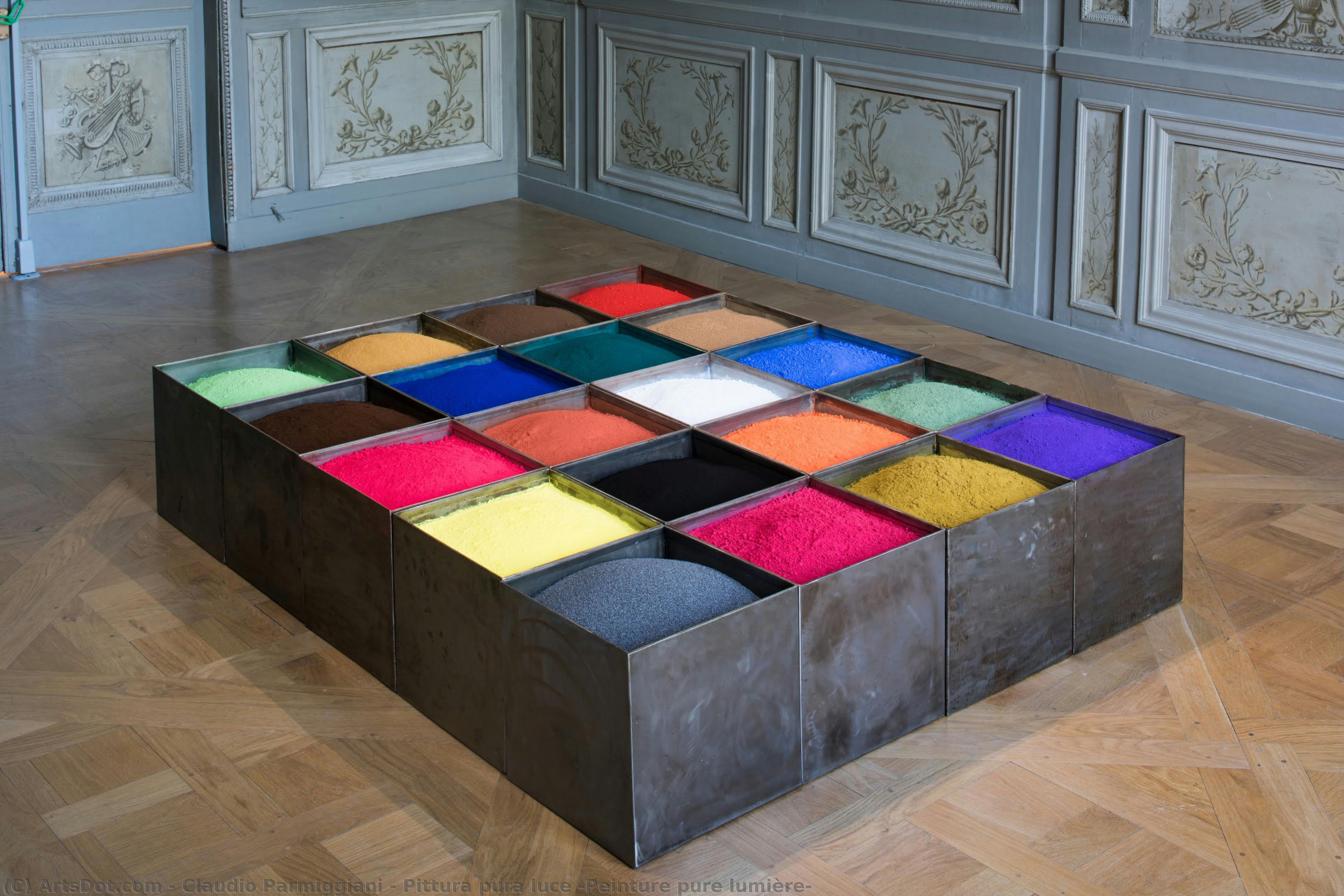 Pittura Pura Luce (peinture Pure Lumière) — Claudio Parmiggiani