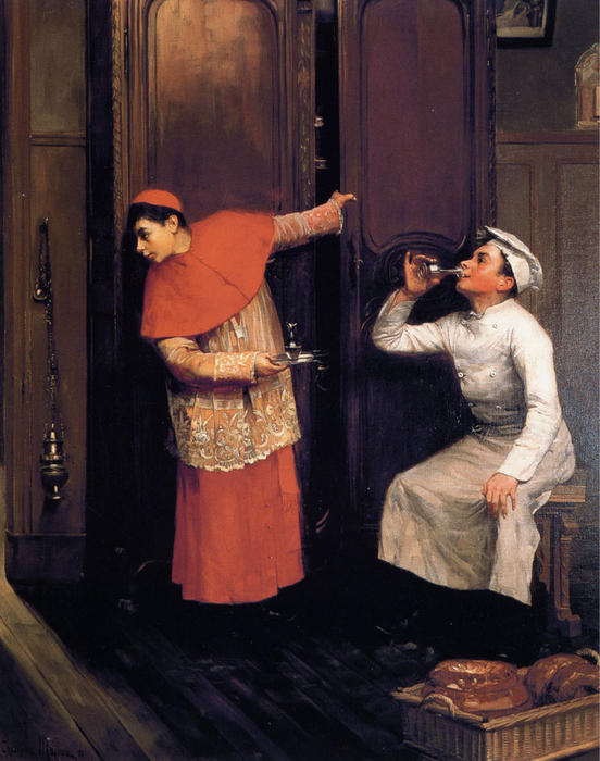 A Spiritual Libation — Paul Charles Chocarne Moreau