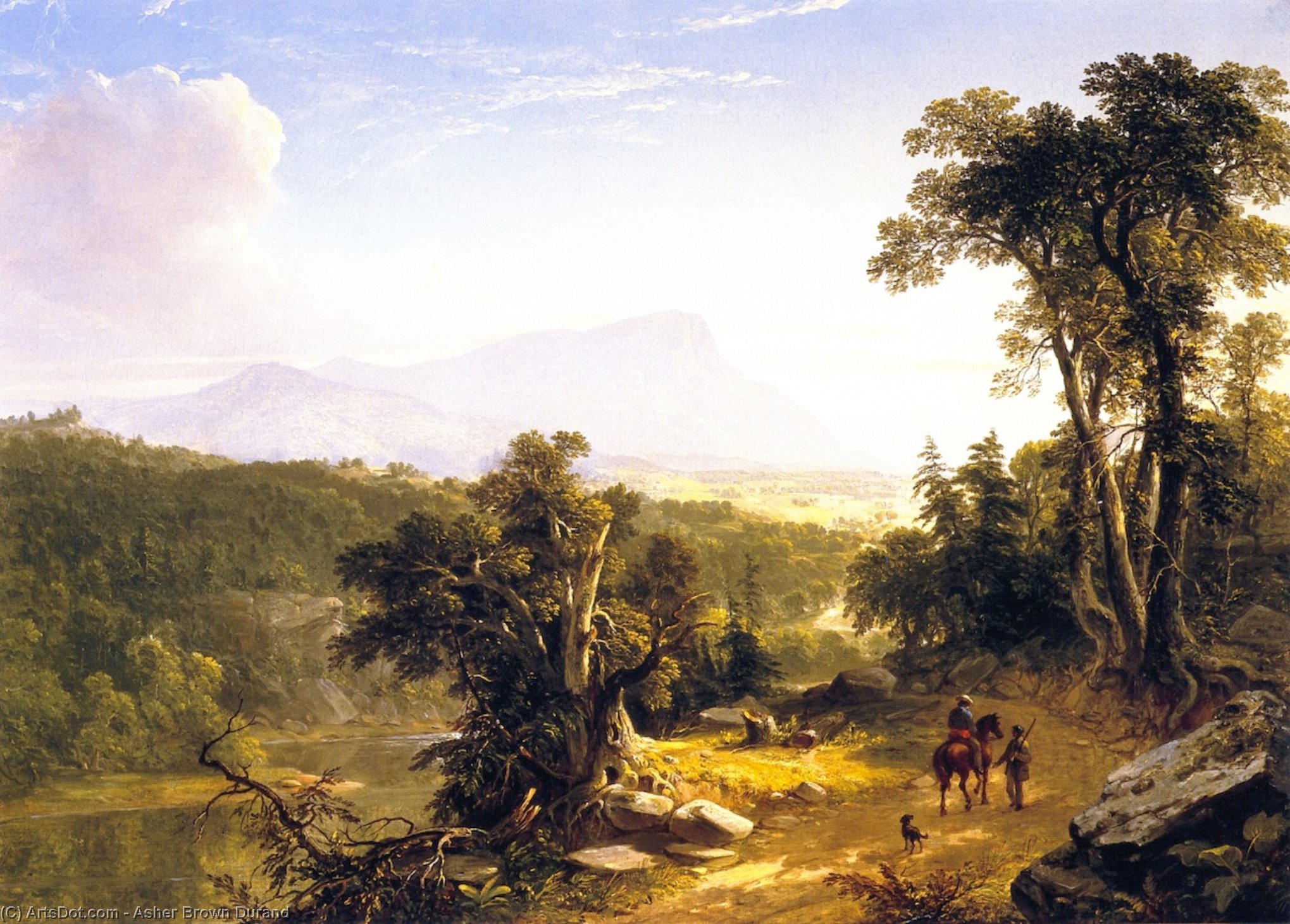 Landscape - Composition: In The Catskills — Ашер Браун Дюран