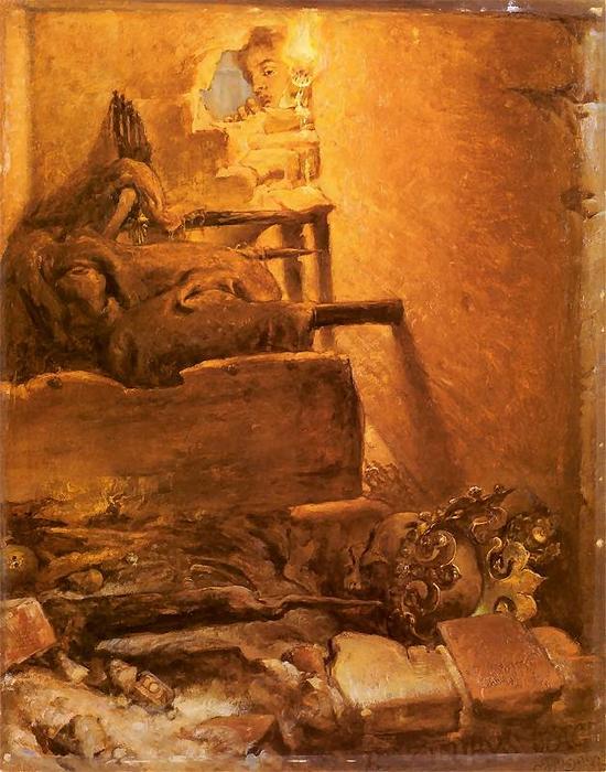 The Interior Of The Tomb — Jan Matejko