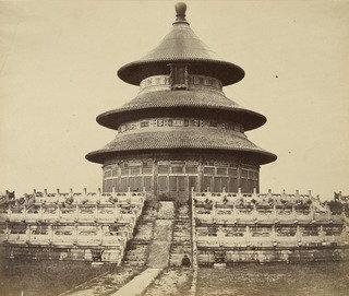 Sacred Temple Of Heaven Where The Emperor Sacrifices Once A Year In The Chinese City, Pekin — Felice Beato