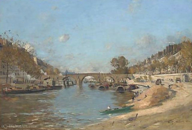 Pont Marie, Paris — Jean-baptiste-antoine Guillemet