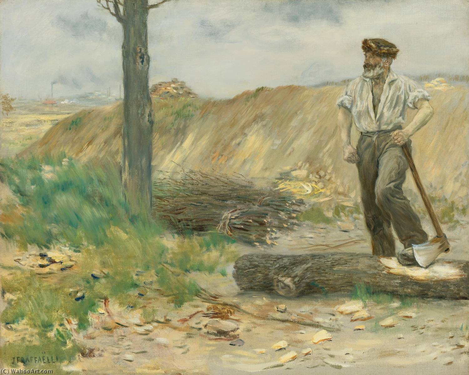 Le Bûcheron — Jean-françois Raffaelli