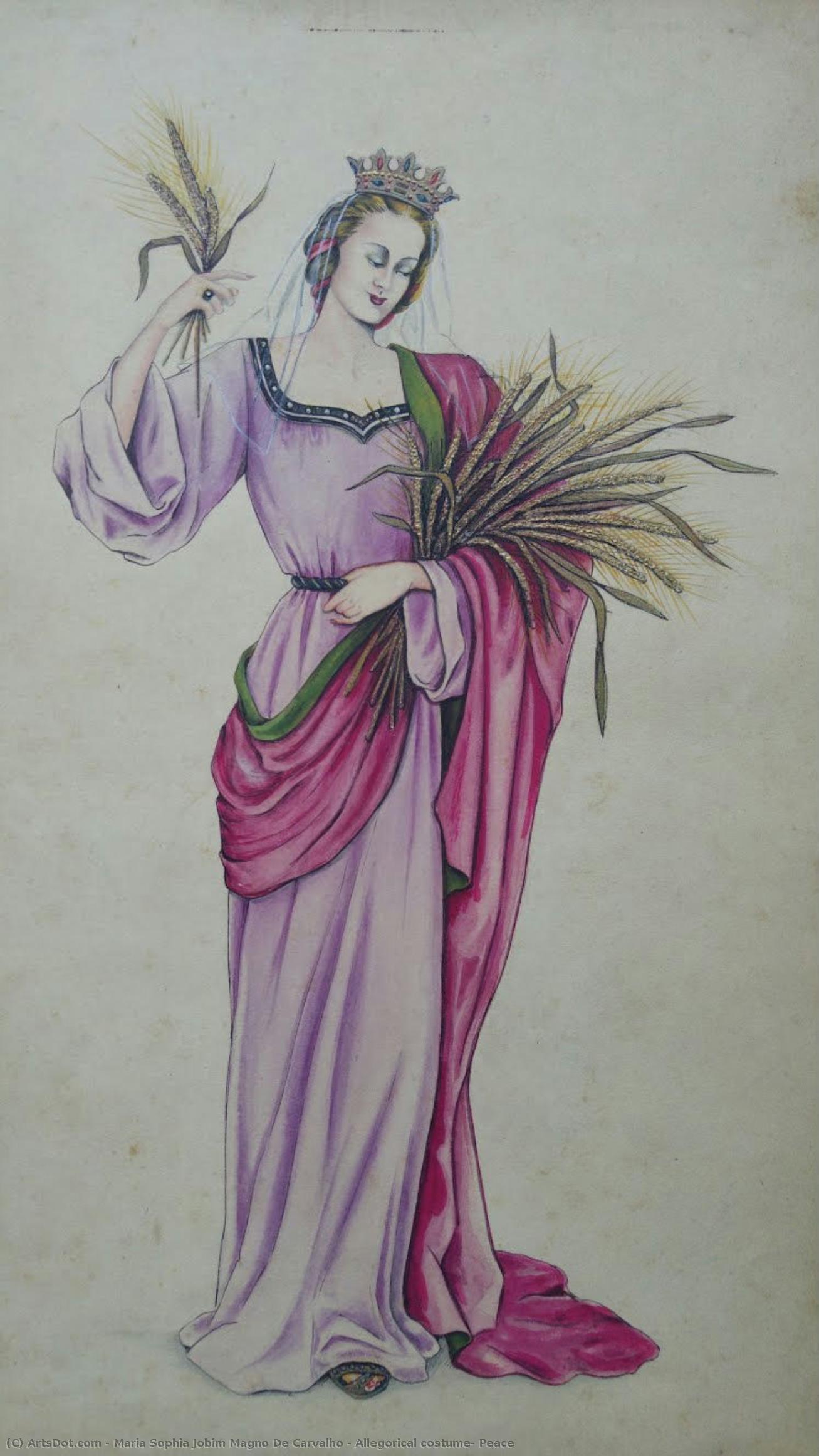 Allegorical Costume: Peace — Maria Sophia Jobim Magno De Carvalho