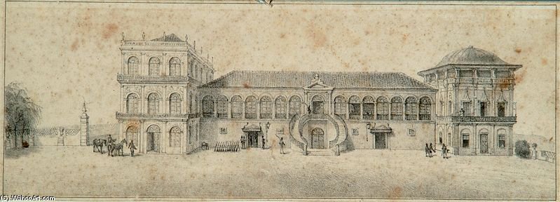 Vista Del Palacio De San Cristóbal — Jean-baptiste Debret