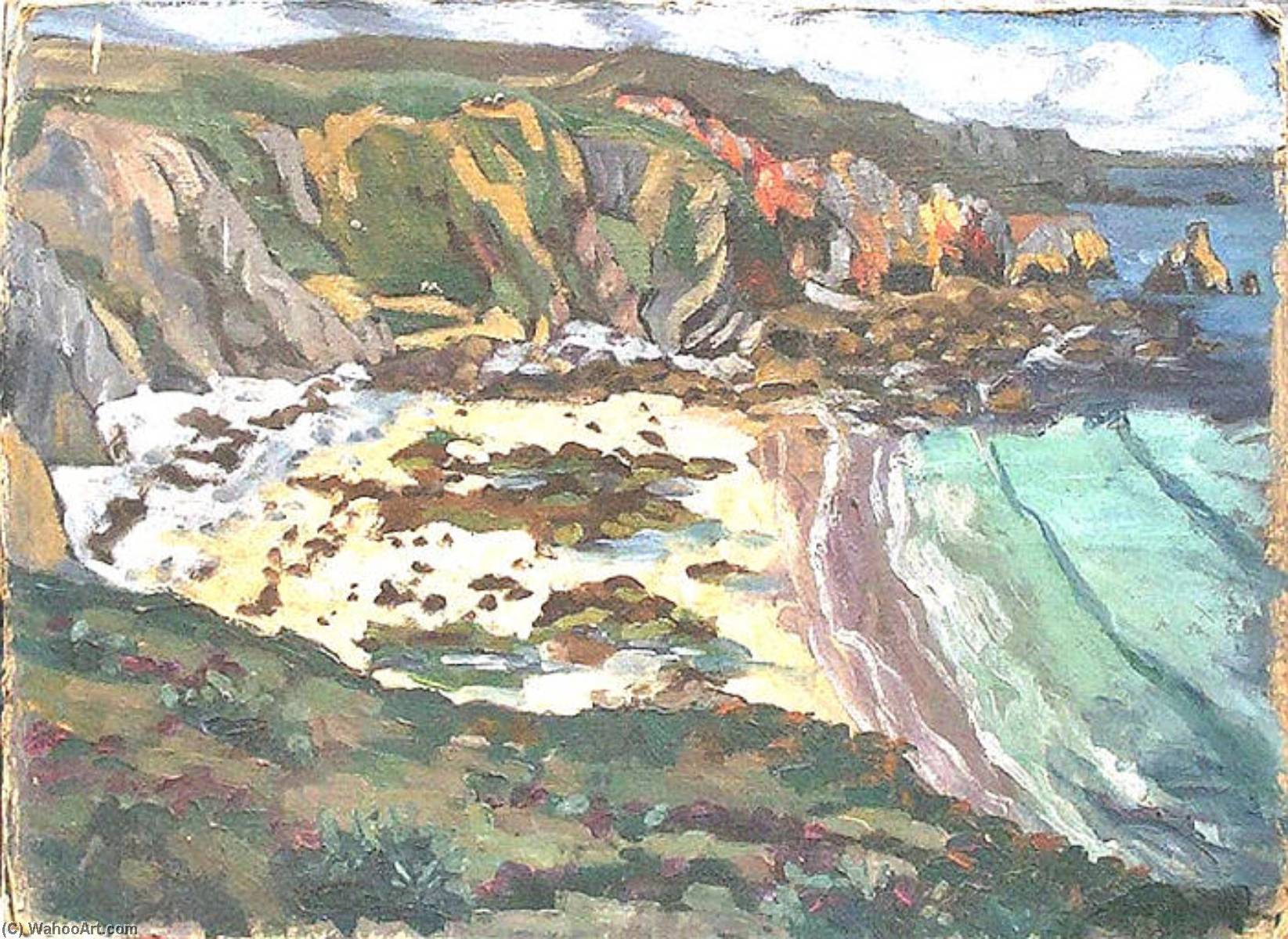 Petite Plage Des Côtes Du Nord (titre Inscrit) — Yvonne Jean Haffen