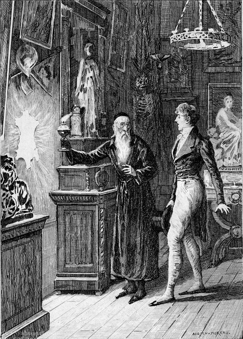 Title Page Of Honoré De Balzac's The Magic Skin — Adrien Moreau