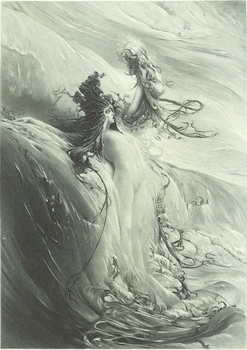 La Grande Vague — Georges Jules Victor Clairin