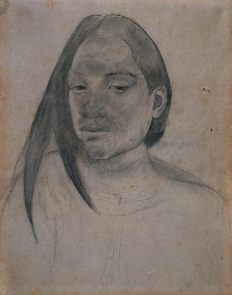 Head Of A Tahitian Woman — Eugène Henri Paul Gauguin