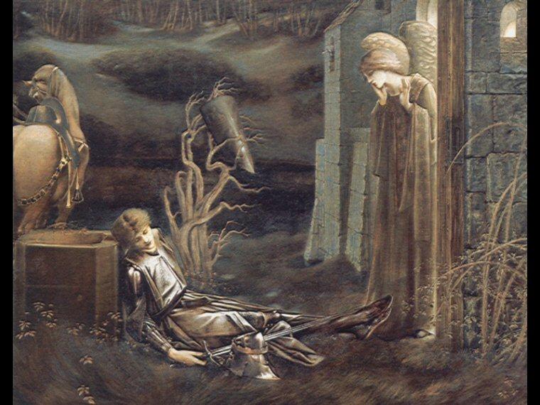 The Dream Of Launcelot At The Chapel Of The San Graal — Edward Coley Burne-jones