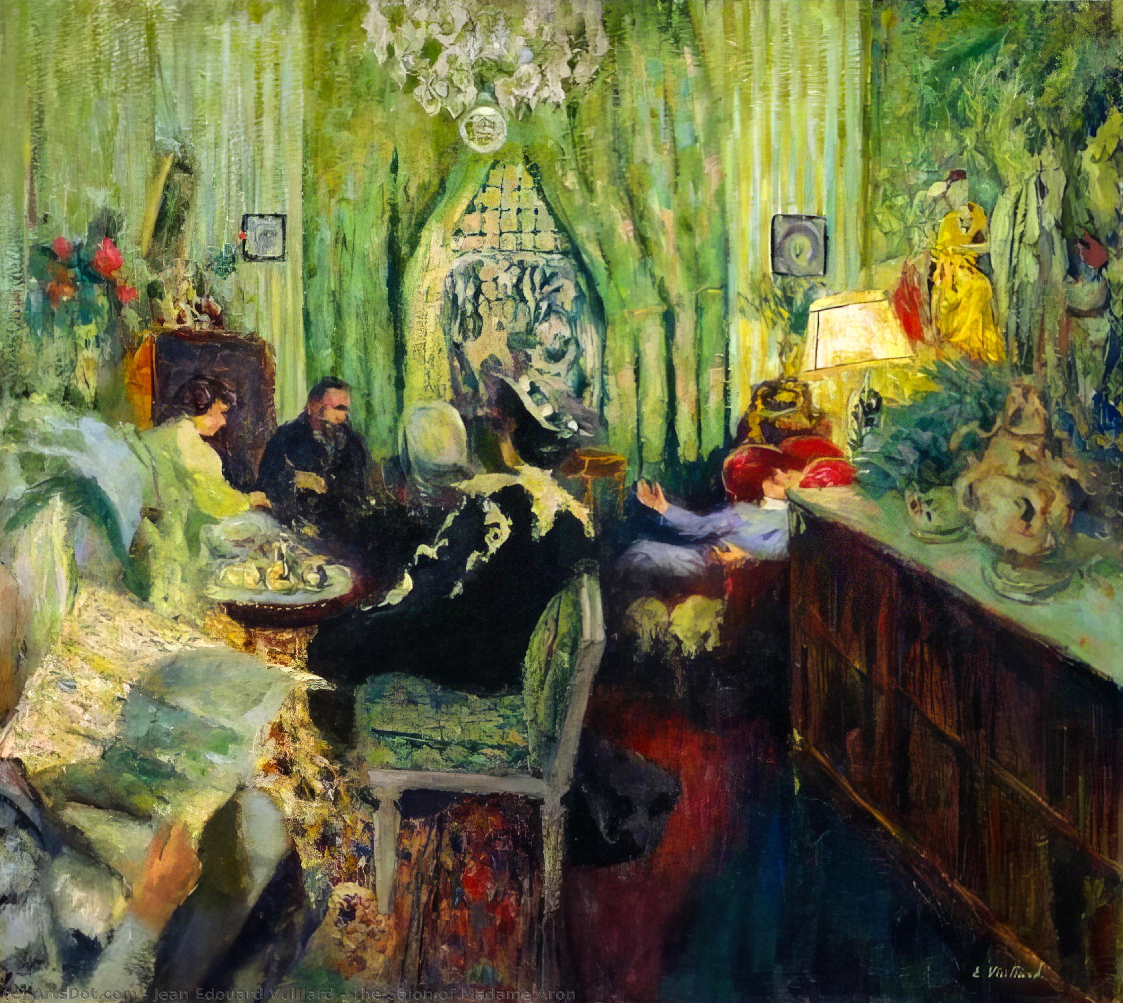 The Salon Of Madame Aron — Jean-édouard Vuillard