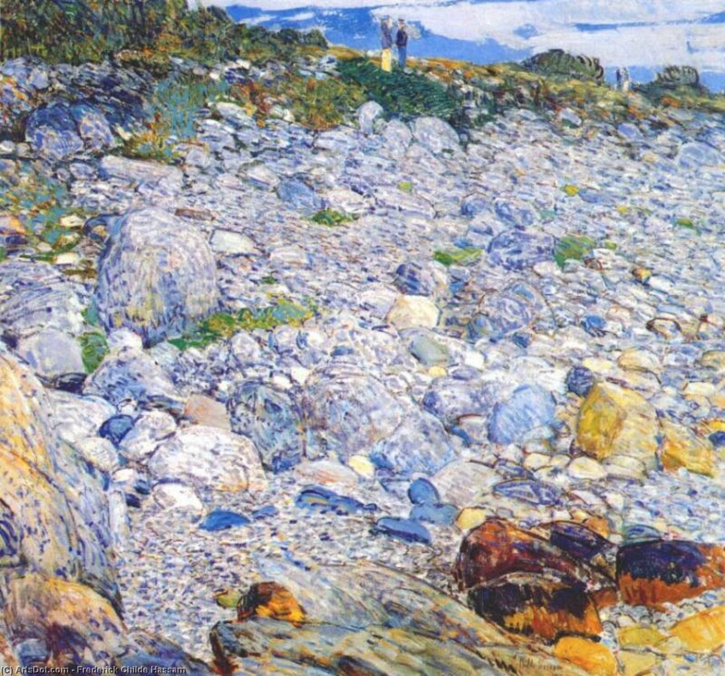 Rocky Beach, Appledore — Frederick Childe Hassam
