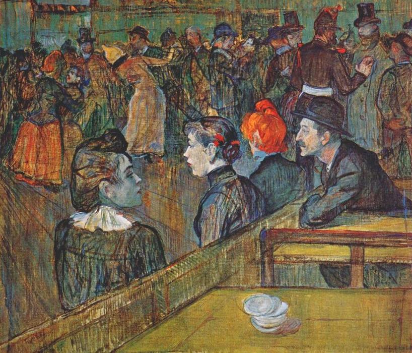 Au Bal Du Moulin De La Galette — Henri De Toulouse-lautrec