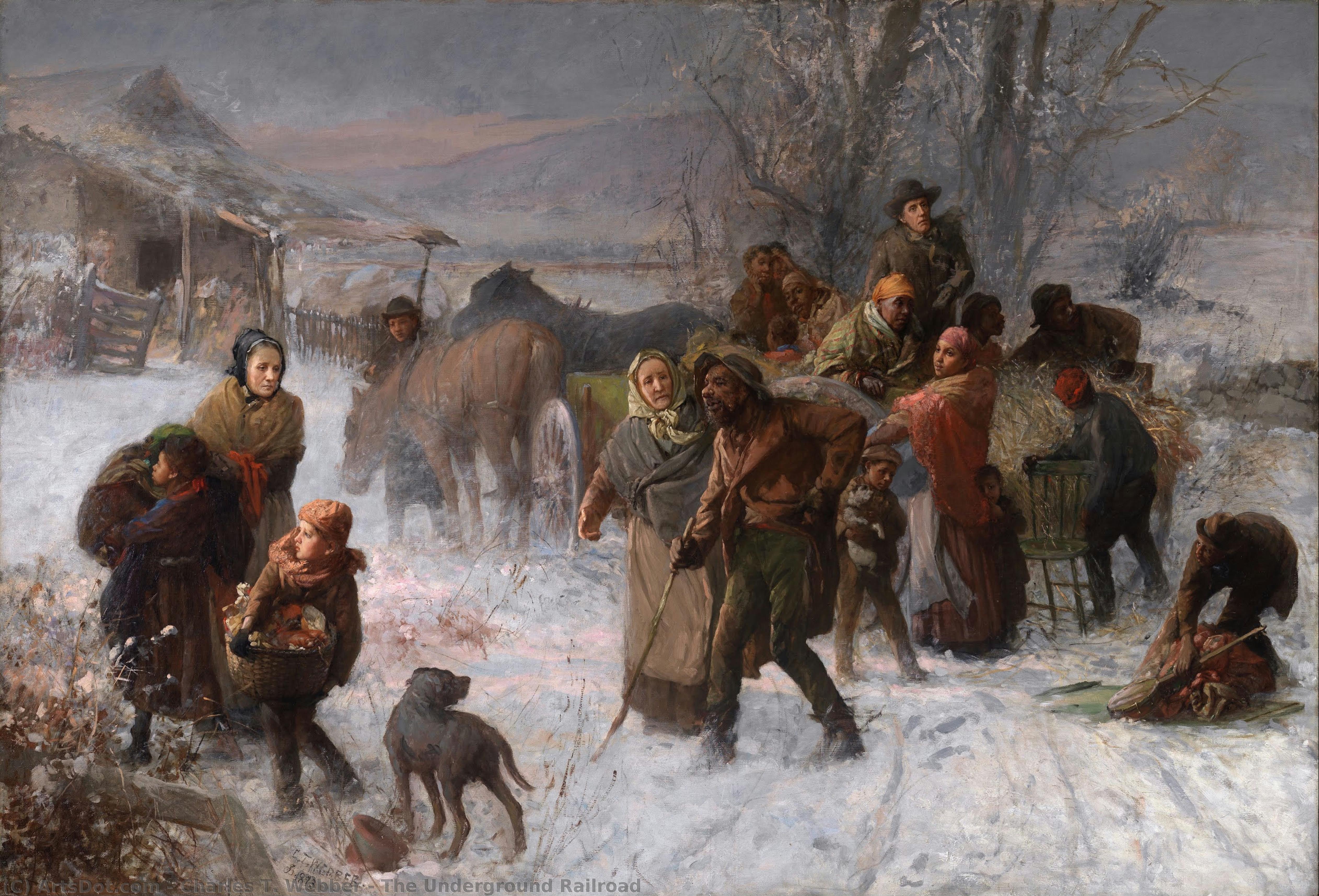 The Underground Railroad — Charles T. Webber