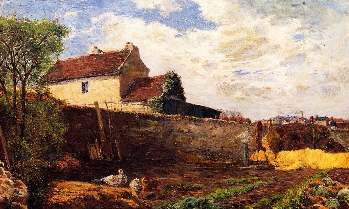 Enten Auf Dem Bauernhof — Eugène Henri Paul Gauguin