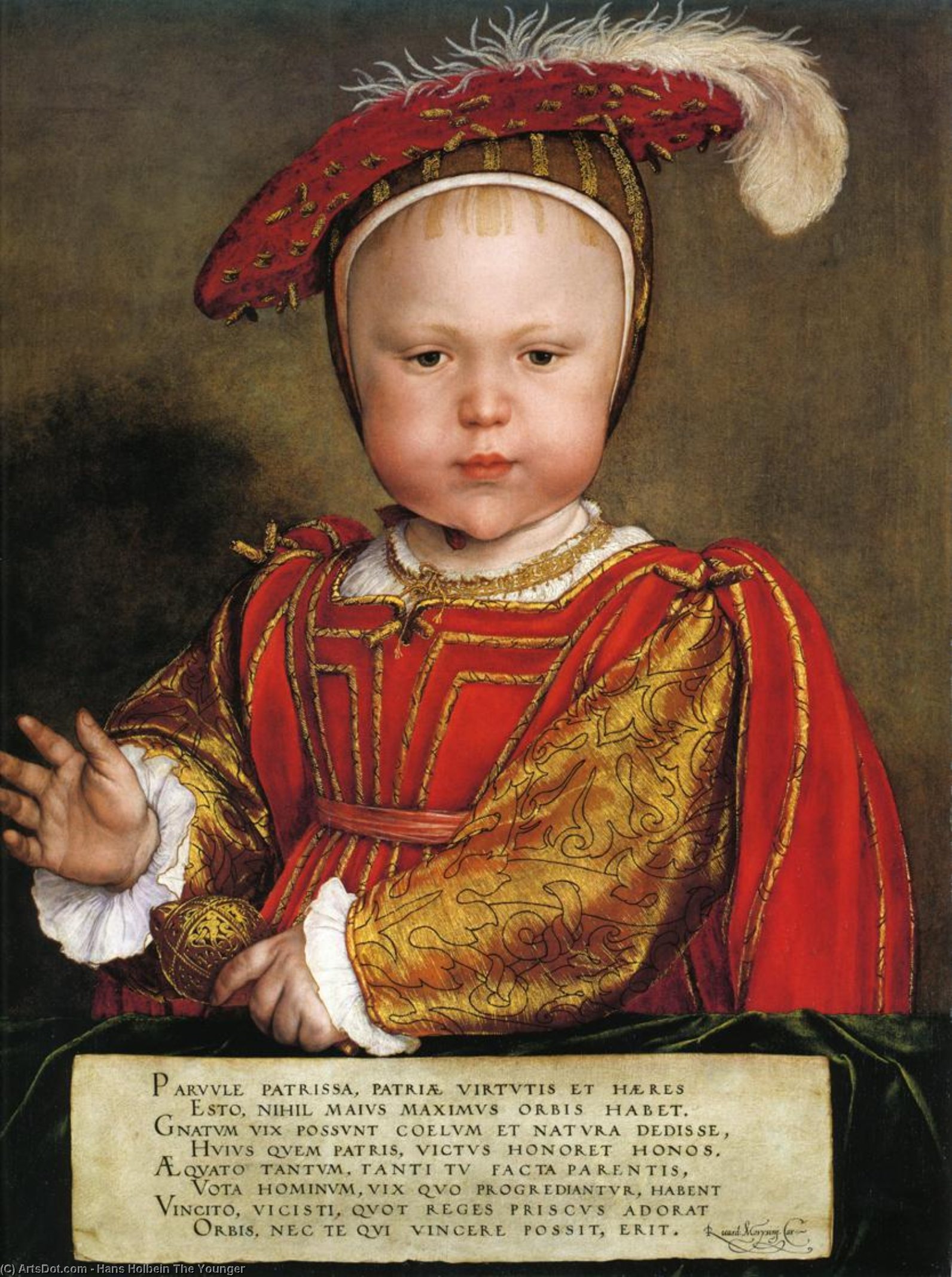Portrait Of Edward, Prince Of Wales — Hans Holbein The Younger