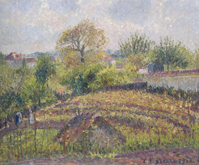 In The Garden — Камиль Писсарро