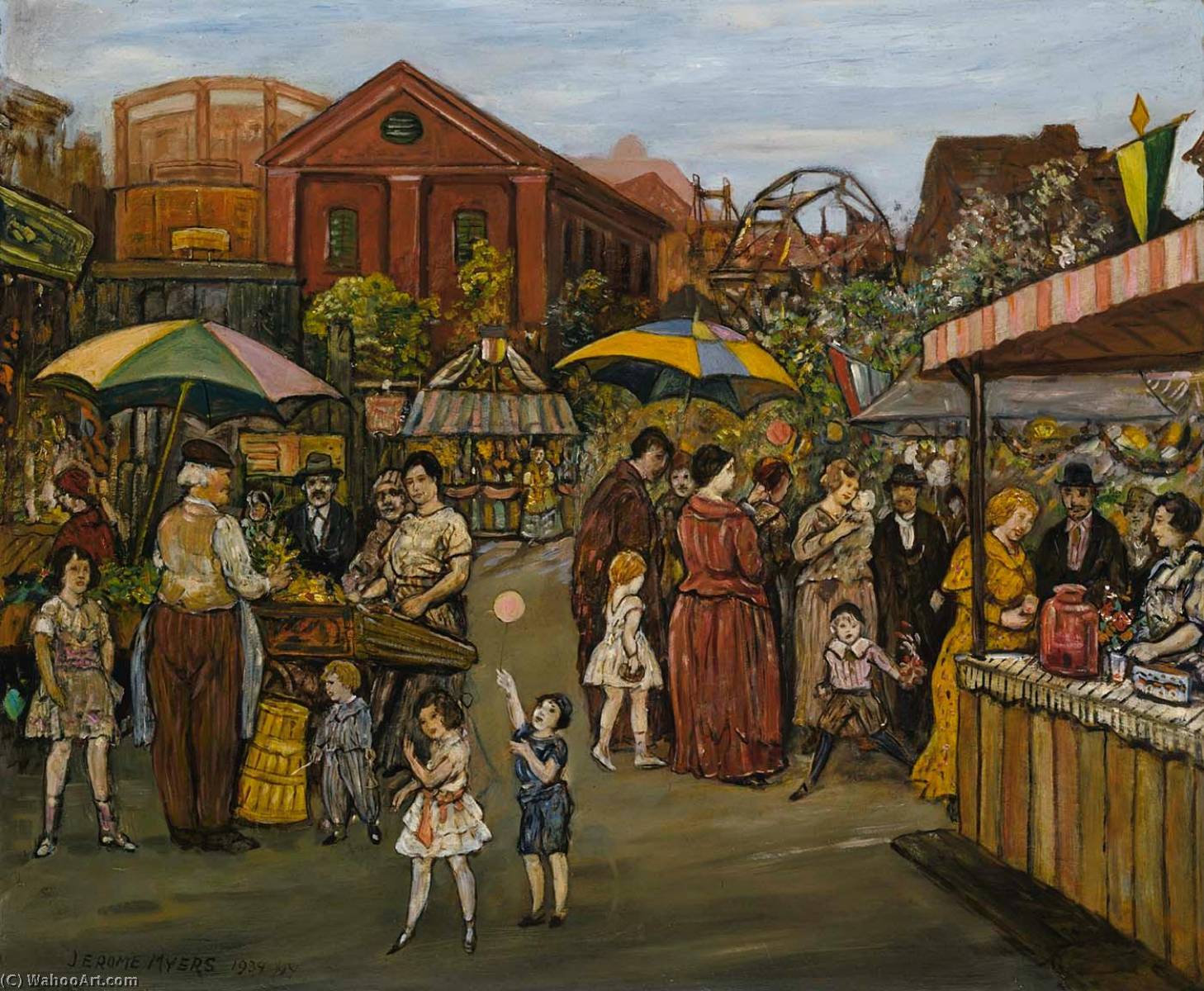 Italians In Jefferson Park — Jerome Myers