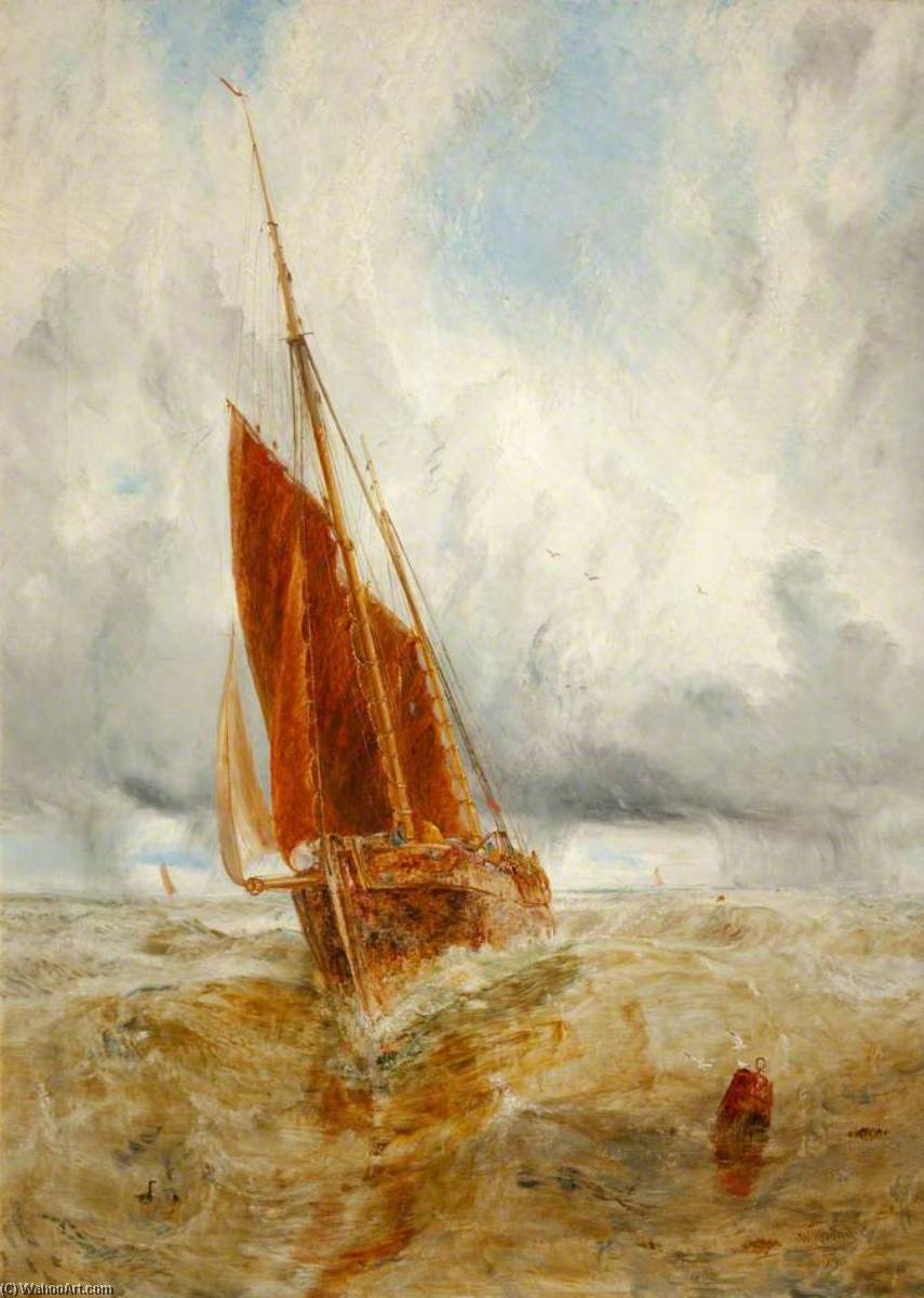 Returning Home From The Fishing Grounds — William Joseph Julius Caesar Bond