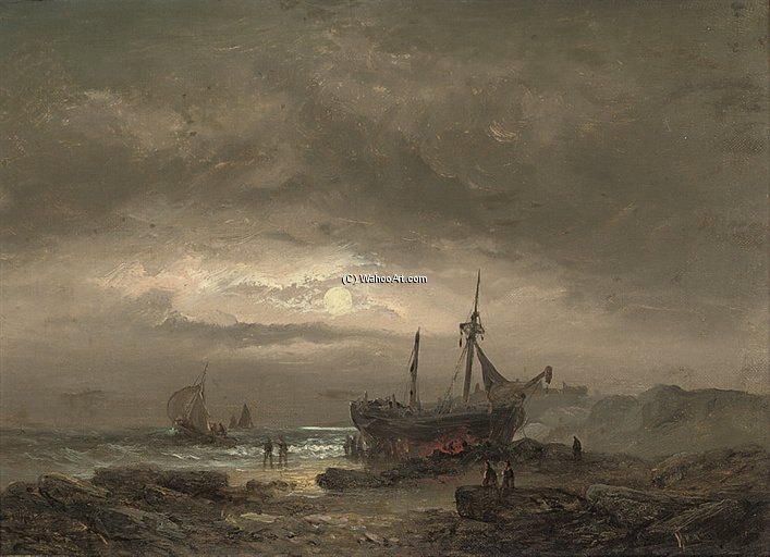 Fishermen On The Beach — William A. Thornley (thornbery)
