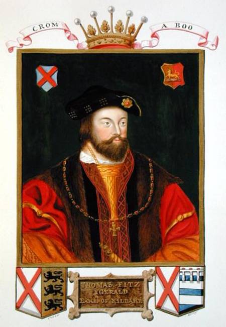 Portrait Of Thomas Fitzgerald Lord Offaly 10th Earl Of Kildare — Sarah Countess Of Essex