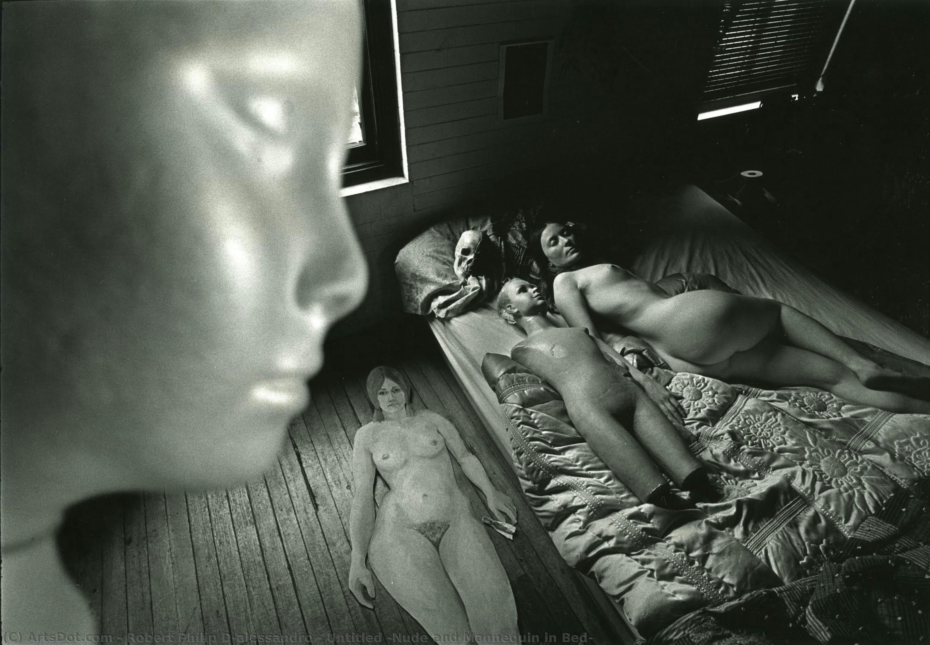 Untitled (nude And Mannequin In Bed) — Robert Philip D'alessandro