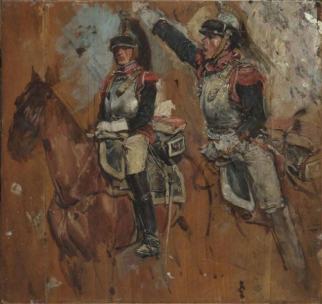 Deux Cuirassiers — Jean-louis Ernest Meissonier