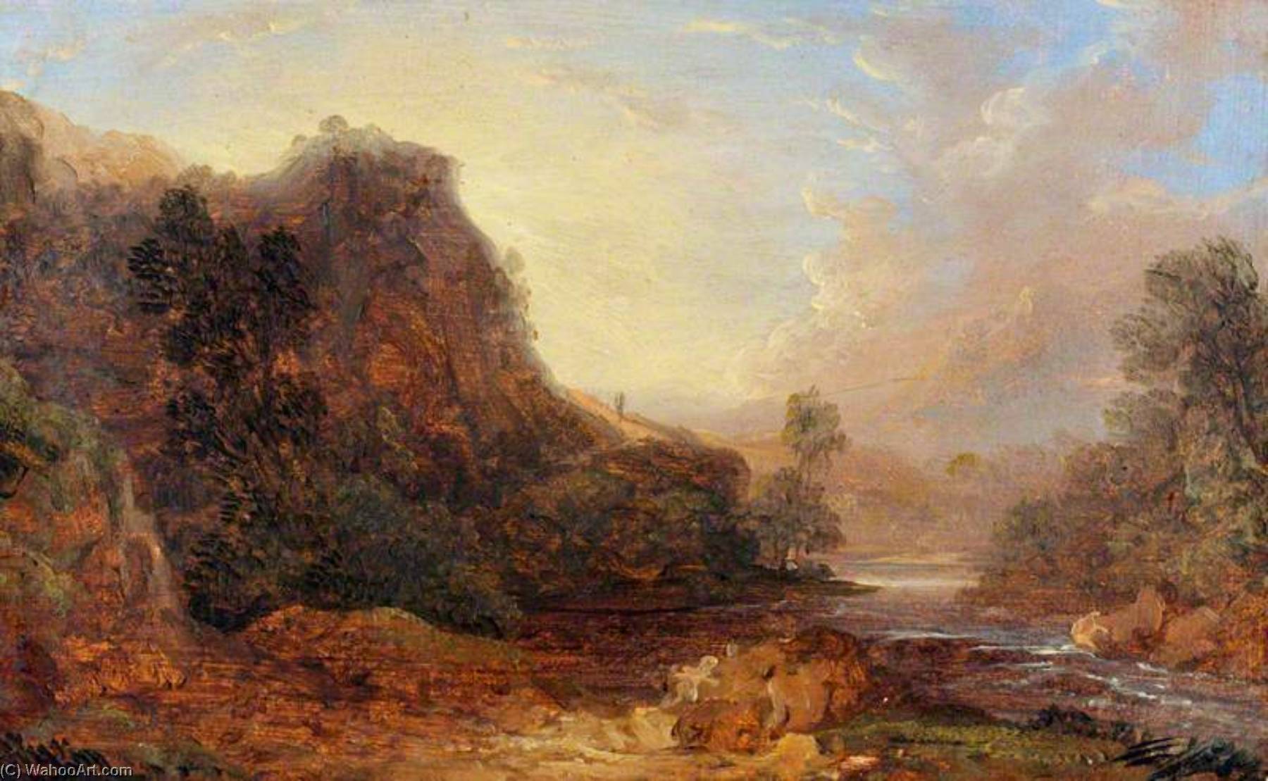 View Of Llandysilio Vale, Near Llangollen — Benjamin Barker Ii