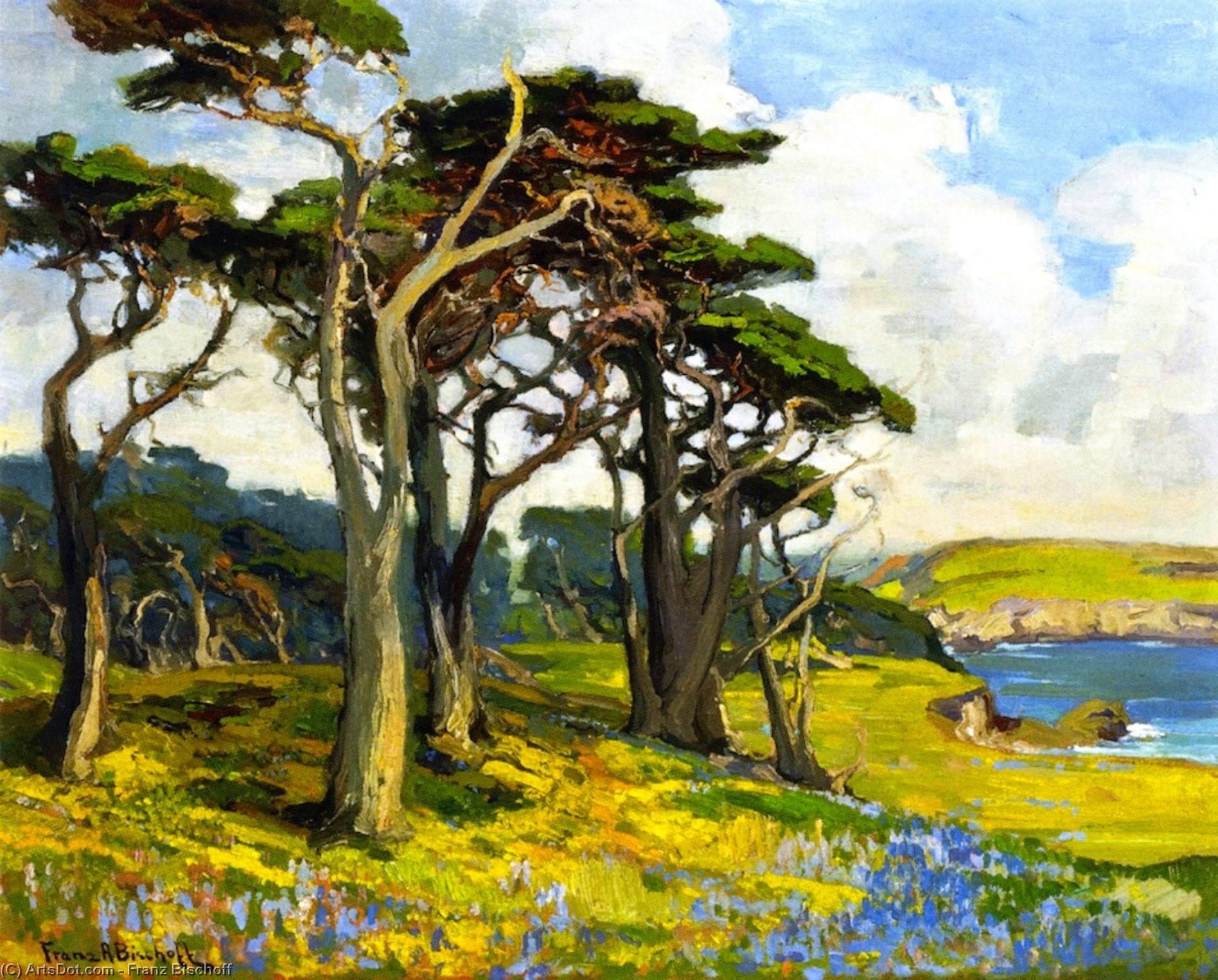 Monterey Shore In Springtime — František Bischoff