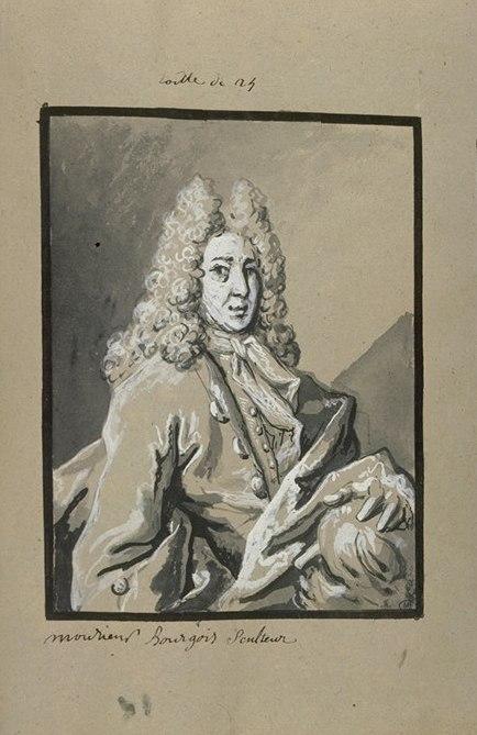 Portrait De Monsieur Bourgeois, Sculpteur — Jean-baptiste Oudry