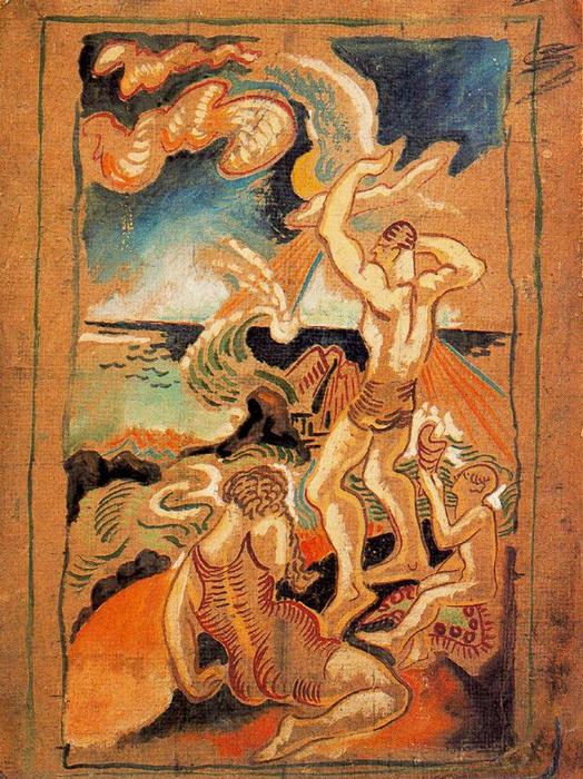 Study For An Embroidery — Томас Харт Бентън