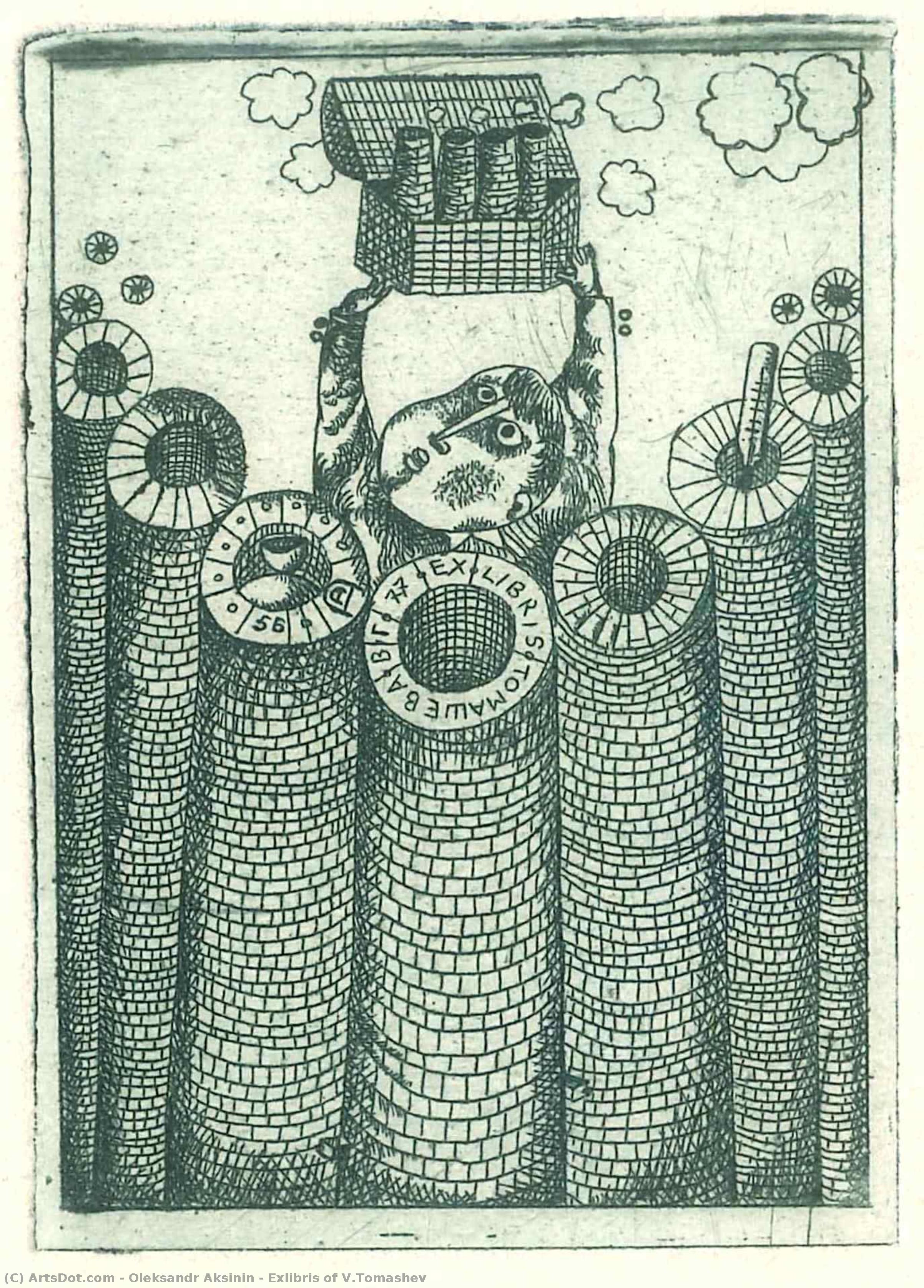 Exlibris Of V.tomashev — Oleksandr Aksinin