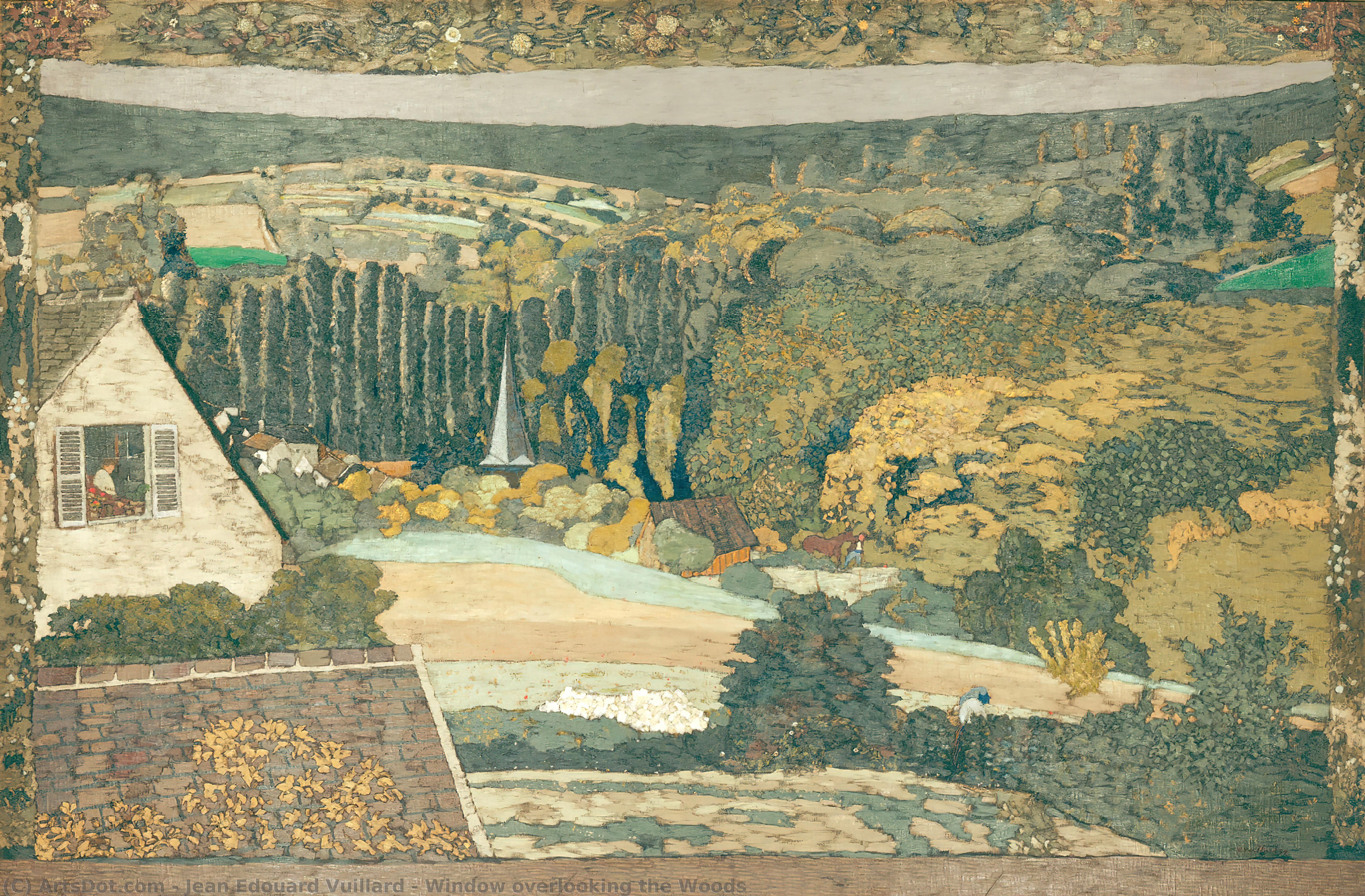 Window Overlooking The Woods — Jean-édouard Vuillard