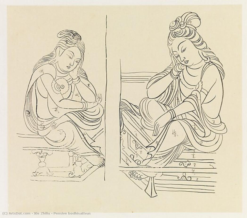 Pensive Bodhisattvas — Xie Zhiliu