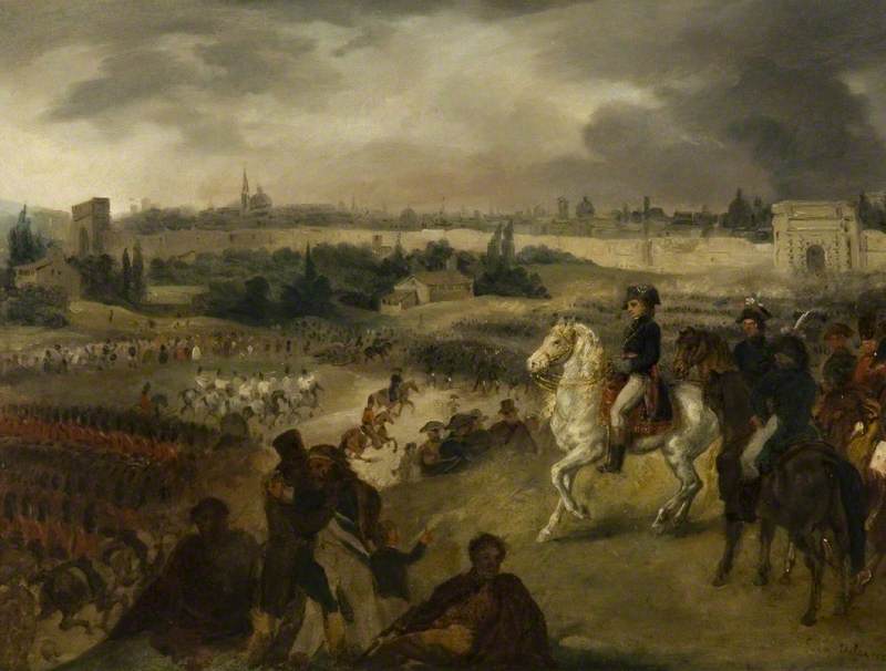 The Entry Of Bonaparte Into Milan — Hippolyte Bellangé
