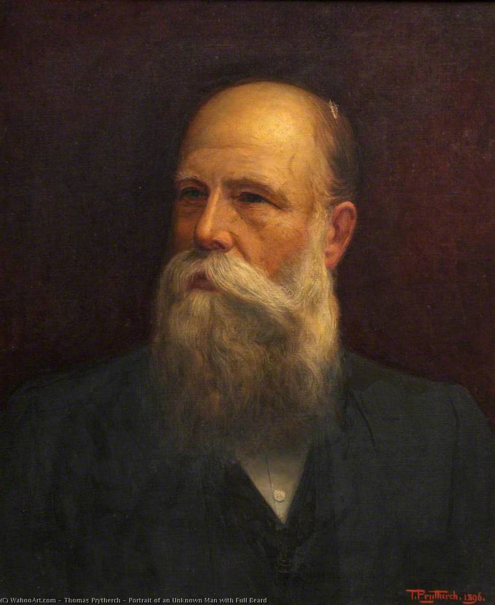 Portrait Of An Unknown Man With Full Beard — Thomas Prytherch