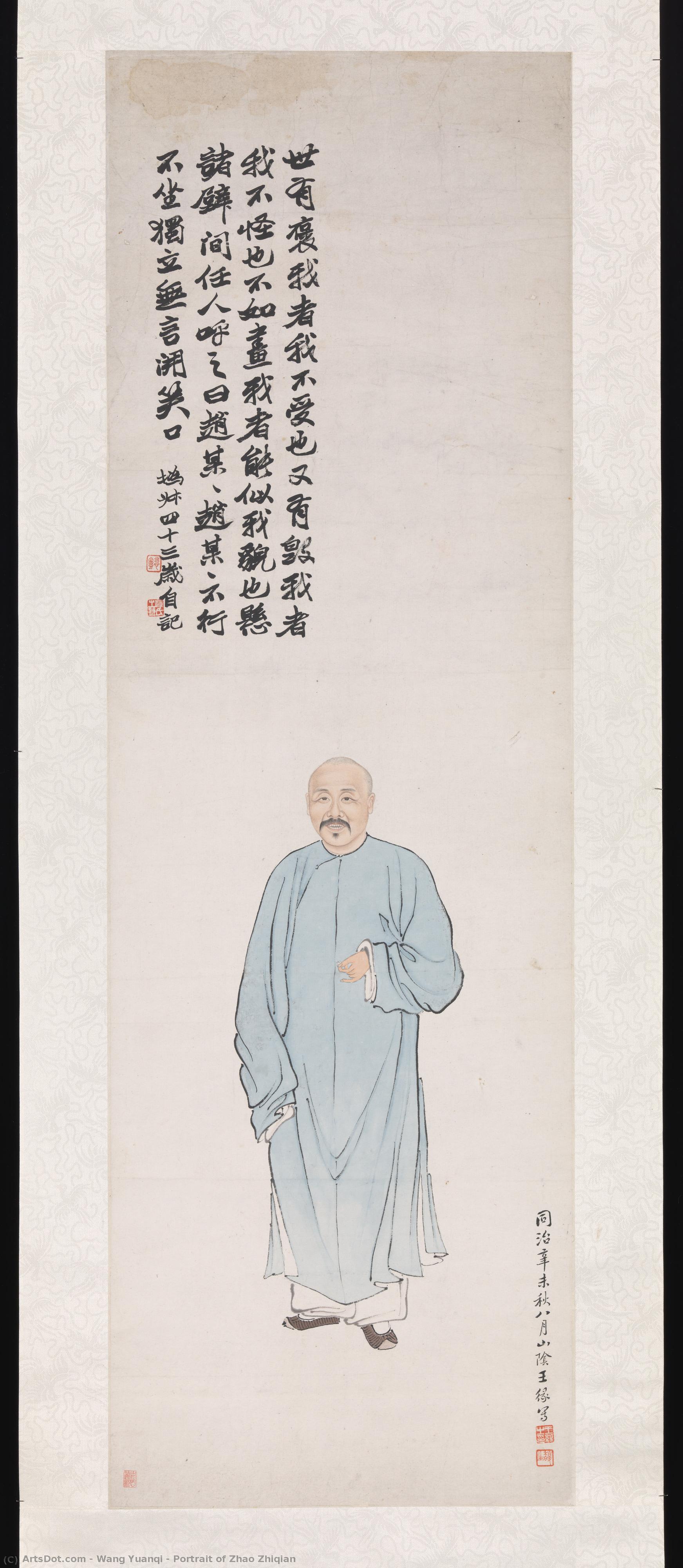 Portrait Of Zhao Zhiqian — Wang Yuanqi